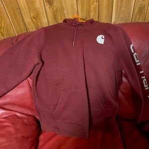 Maroon Carhartt womens sweatshirt